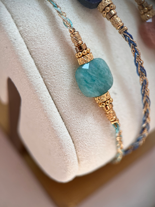 Gemstone Bracelet - Gold Lunar